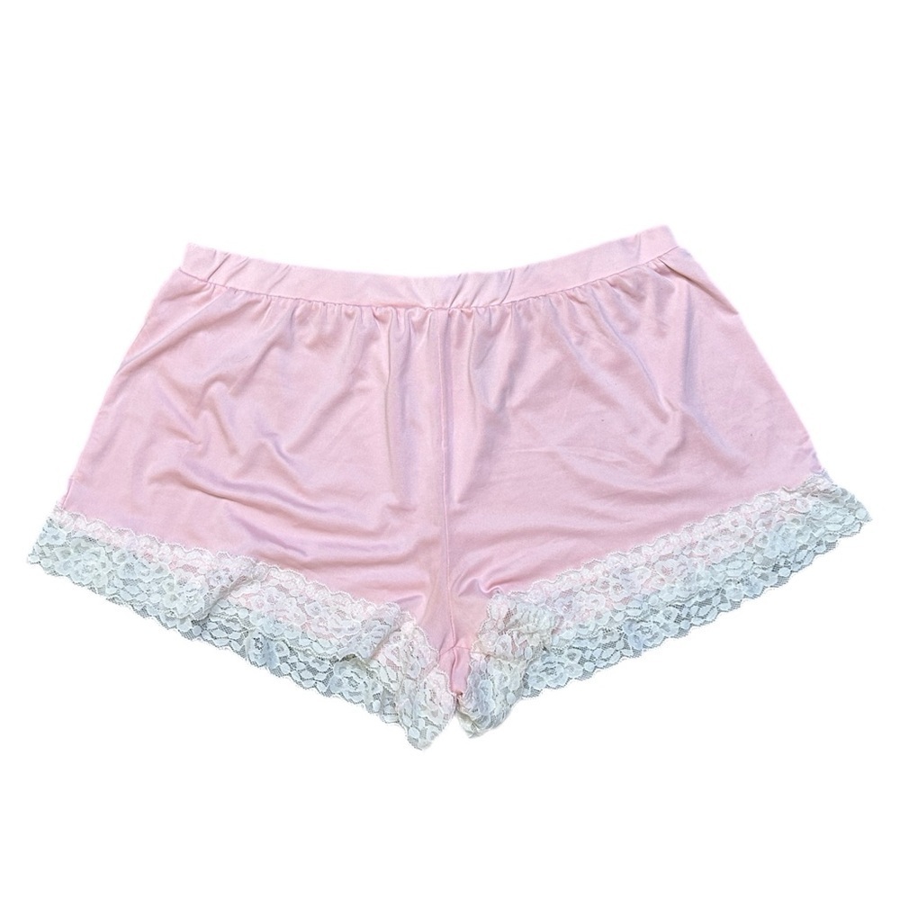 Lady Princess Pink Lace Trim Sleep Shorts